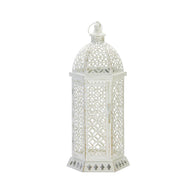 Large Cutwork Hexagon Lantern - Distinctive Merchandise