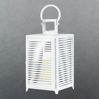 Large White Horizon Lantern - Distinctive Merchandise